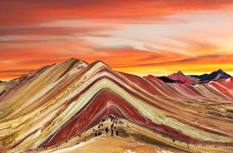 Spectacular Beauty of Rainbow Mountain in Peru