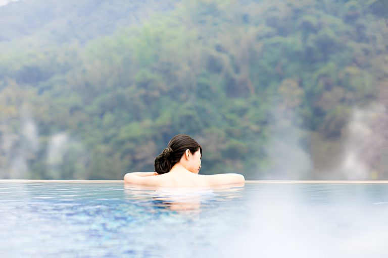 Relaxing in the Hot Springs of Aguas Calientes