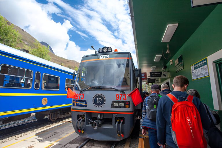 The Ollantaytambo Train Station is the entrance to Machu Picchu
