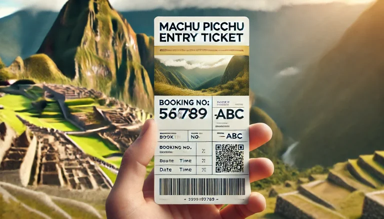 Confirm Your Machu Picchu Ticket with a Booking Number