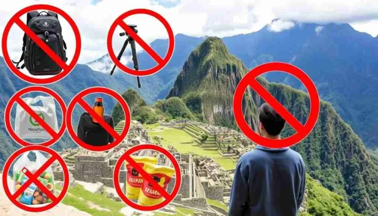 What Objects Are Prohibited in Machu Picchu?