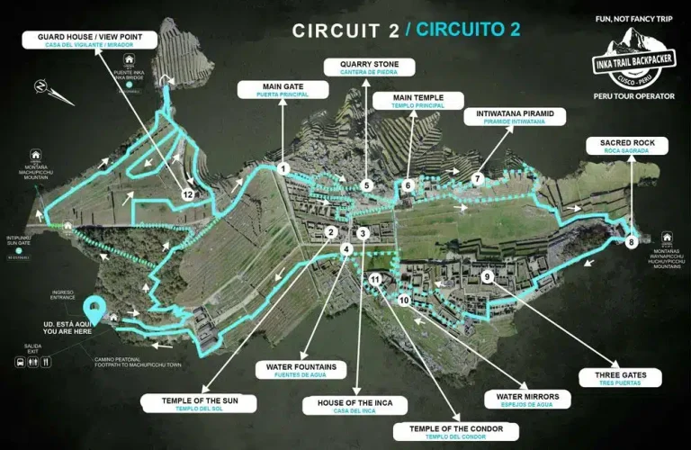 New tourist circuits in Machu Picchu