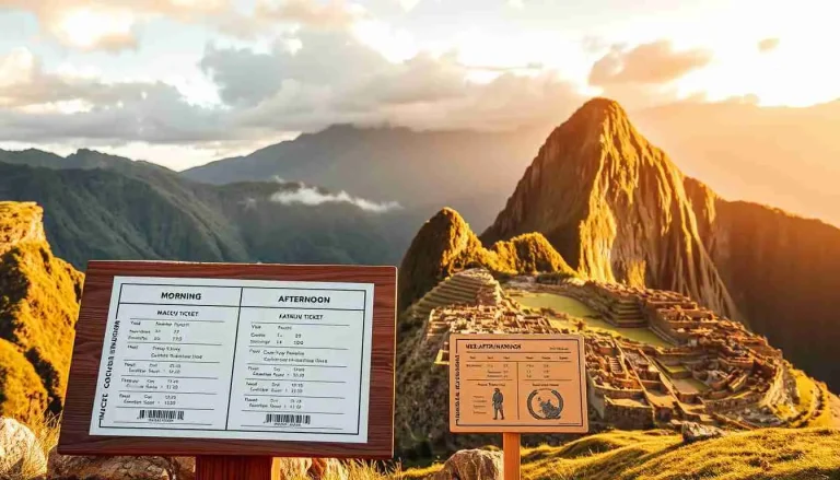 Tickets to Machu Picchu in Two Shifts